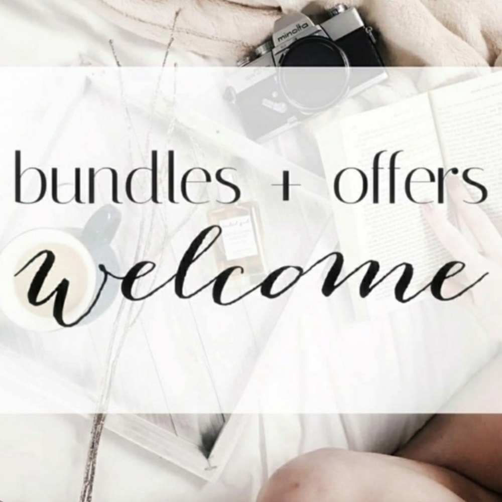 Bundles and offers welcome!